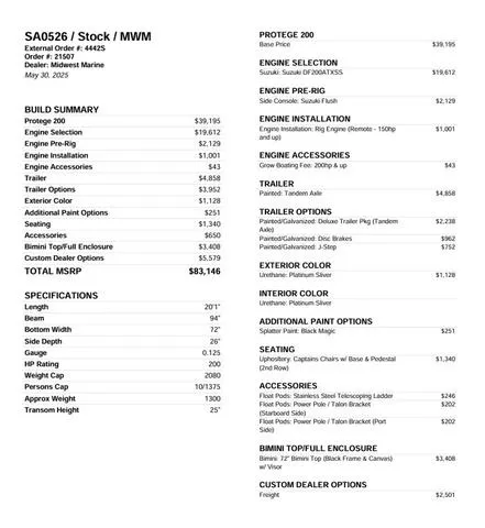 Slide: The Image of SeaArk Protege 200 / DF200ATXSS 2026 - 34