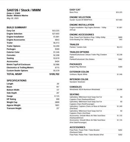 Slide: The Image of SeaArk Easy Cat / DF300APXSS 2026 - 40