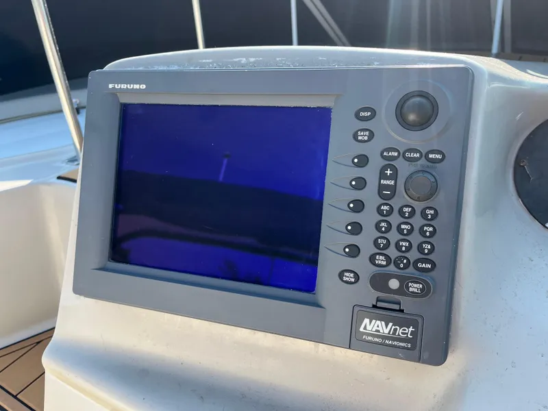 Slide: The Image of Furuno NAVnet marine navigation system on 2004 Cruisers Yachts 320 Express. - 17