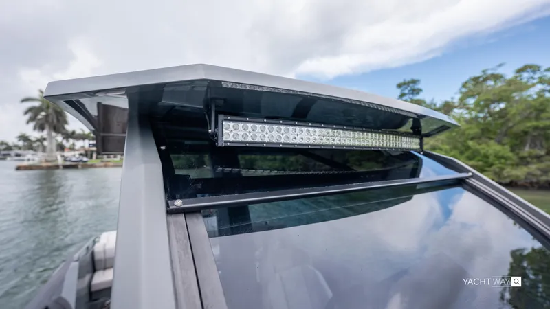 Slide: The Image of 2025 Skipper-BSK 38NC boat with LED light bar on the roof. - 16