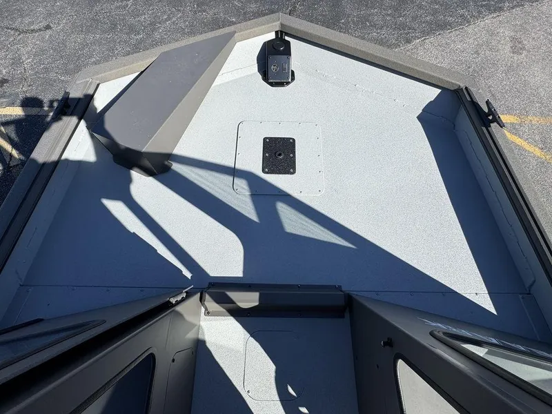 Slide: The Image of 2025 SeaArk 2072 MV Flat Cat boat deck, featuring spacious layout and durable construction. - 15