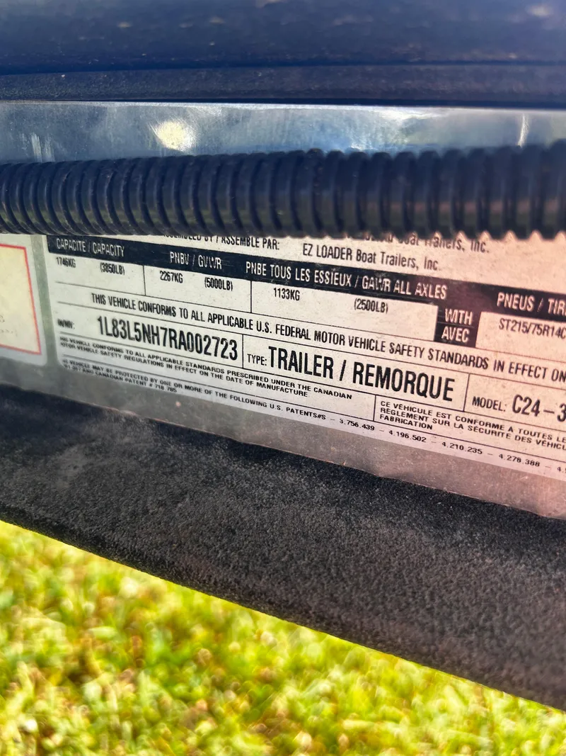 Slide: The Image of Close-up of a trailer identification label on a 2024 Ranger Z519. - 17