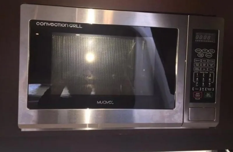 Slide: The Image of Stainless steel convection microwave with digital controls, 2017 Regal 46 Sport Coupe. - 13