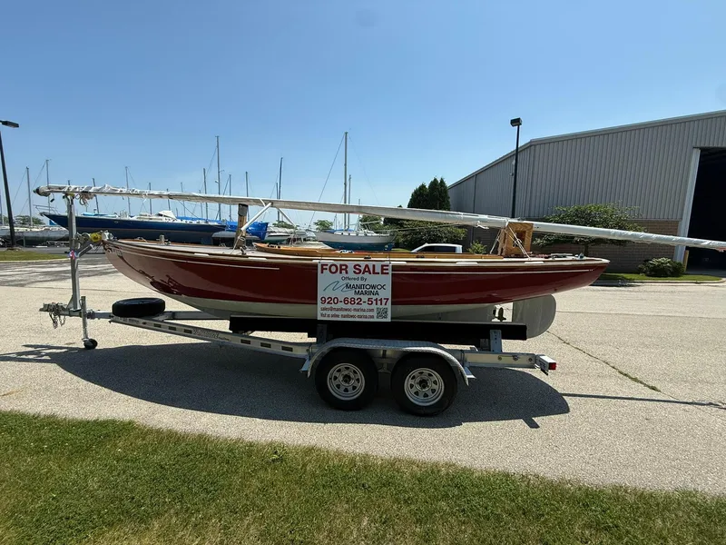 Slide: The Image of 1998 Tofinou 7 sailboat on trailer, for sale at a marina. - 6