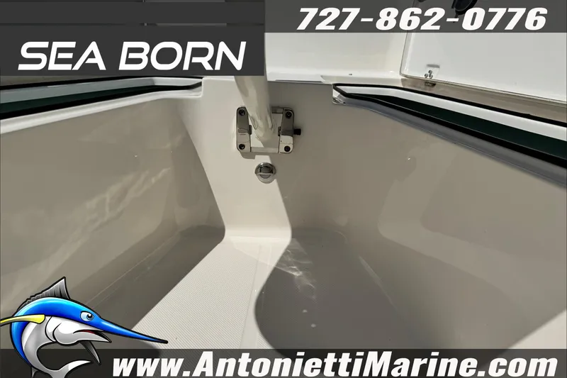 Slide: The Image of 2025 Sea Born LX24 Center Console interior, featuring sleek design and durable materials. - 31