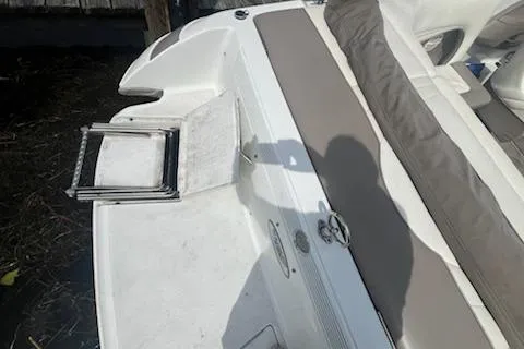 Slide: The Image of 1999 Cobalt 226 boat with swim platform and ladder. - 6