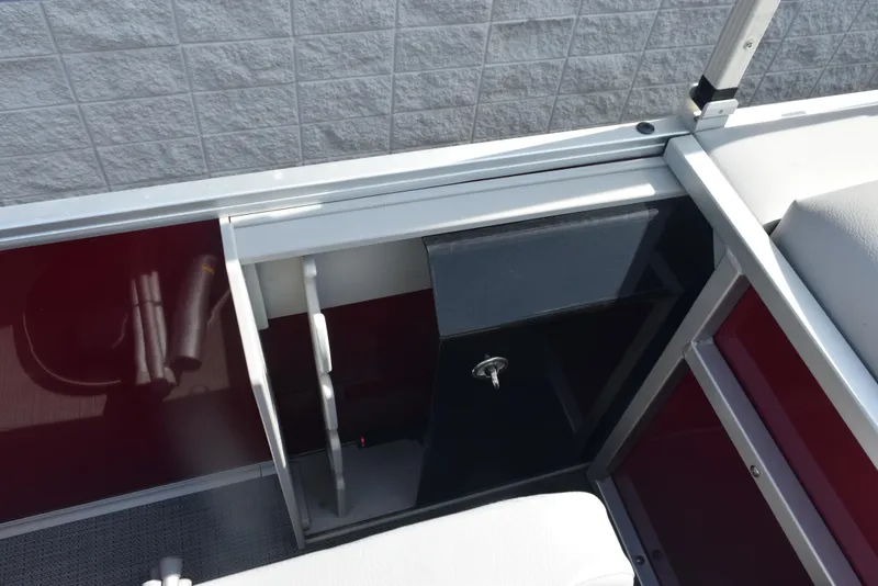 Slide: The Image of 2022 Bentley Pontoons 220 Fish N Cruise interior storage compartment. - 16