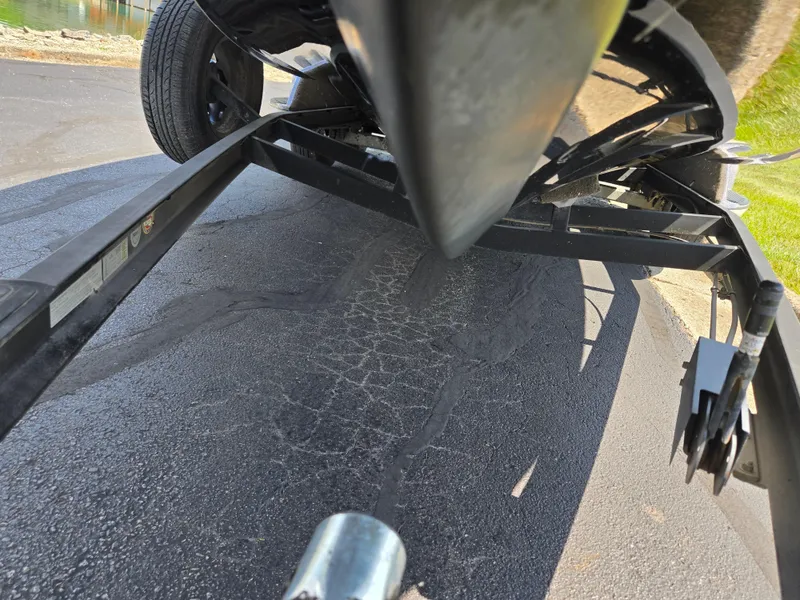 Slide: The Image of 2018 Ranger Z520 Comanche Ranger Cup boat on trailer, close-up view. - 7