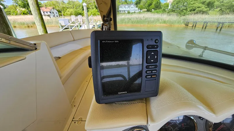 Slide: The Image of 2013 Chris-Craft Launch 22 boat with Garmin echomap 50s navigation system. - 7