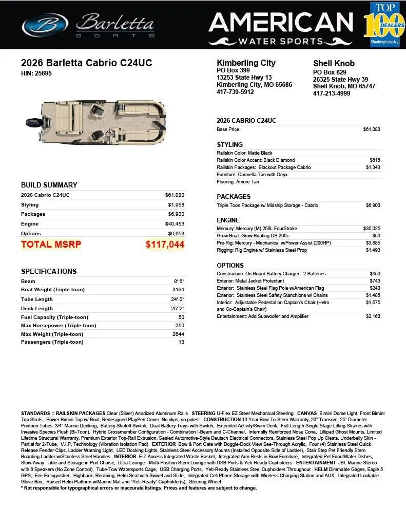 Slide: The Image of Barletta Cabrio 24UC 2026 - 17
