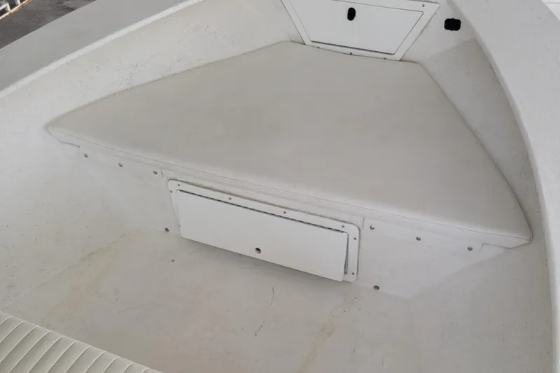 Slide: The Image of 2021 May-Craft 1800 Center Console boat interior with storage compartments. - 6