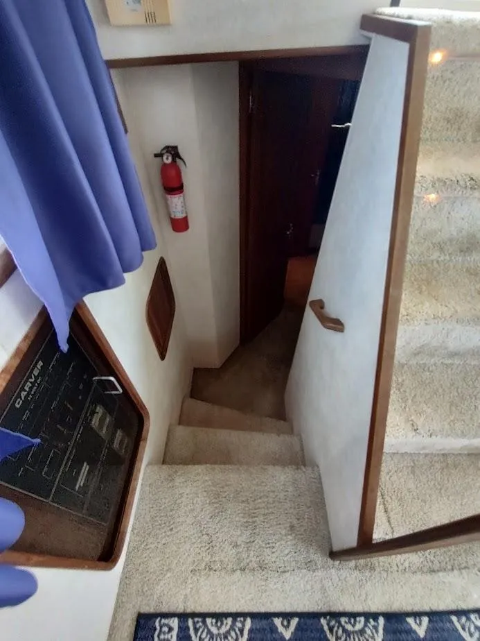 Slide: The Image of Carver 36 Aft Cabin Motor Yacht 1992 - 60