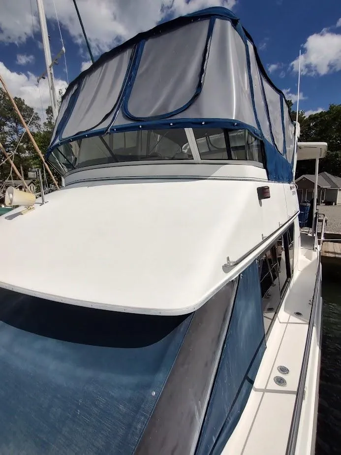 Slide: The Image of Carver Yachts 36 Aft Cabin Motoryacht 1992 - 11