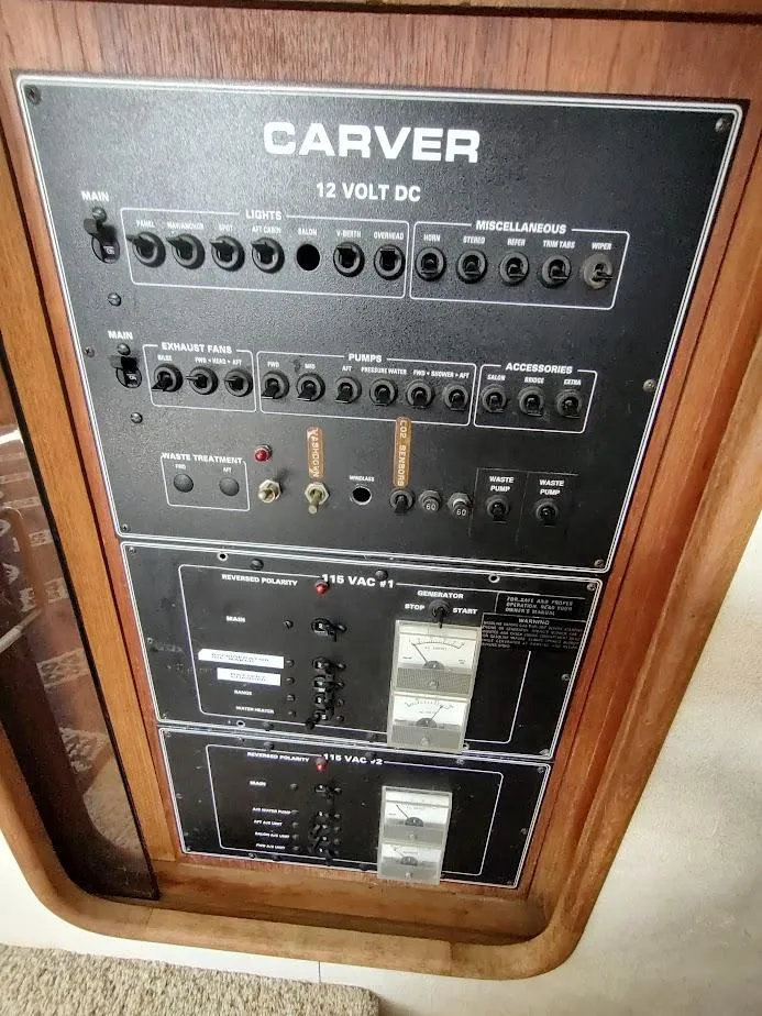 Slide: The Image of Carver Yachts 36 Aft Cabin Motoryacht 1992 - 78