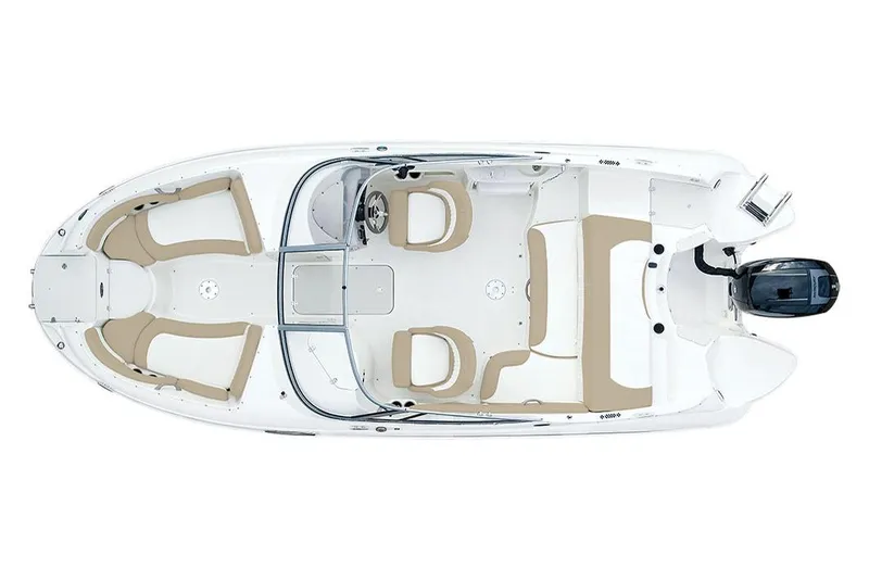 Slide: The Image of Manufacturer Provided Image: 2018 Stingray 214 LR boat interior layout, top view. - 23