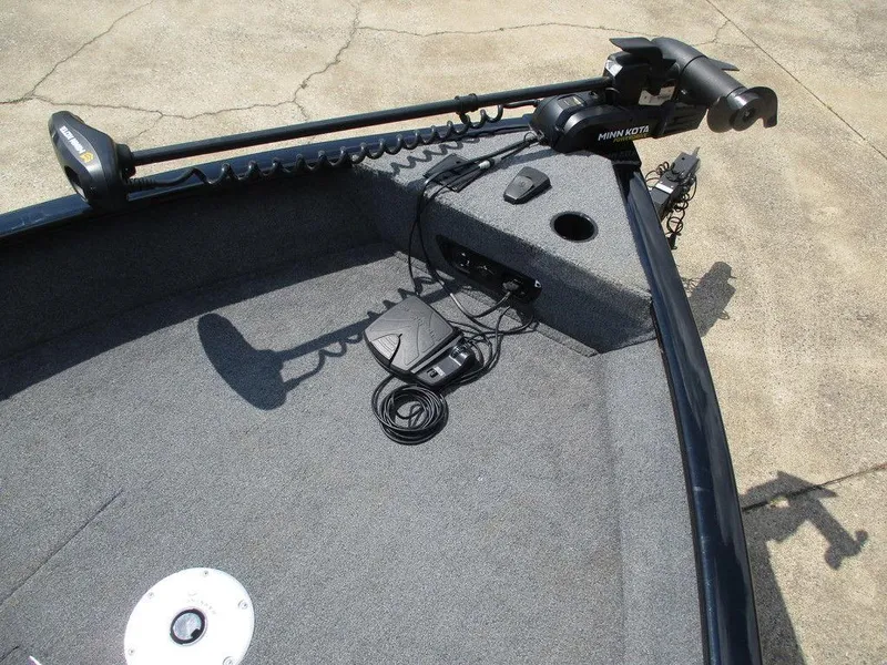 Slide: The Image of 2020 Tracker Pro Guide V-175 Combo boat with Minn Kota trolling motor. - 5