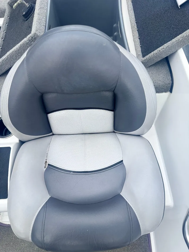Slide: The Image of Gray and black boat seat from a 2015 Nitro Z6 SC. - 11
