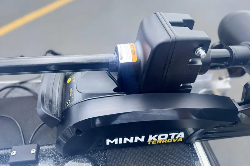 Slide: The Image of Minn Kota Terrova trolling motor on 2015 Nitro Z6 SC boat. - 3