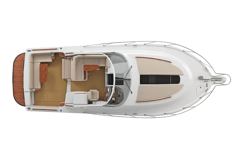 Slide: The Image of Manufacturer Provided Image: Top view of 2022 Tiara Yachts 39 Open model boat layout. - 25