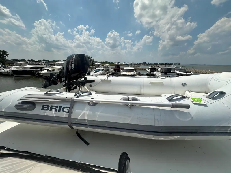 Slide: The Image of Luxurious interior of 1995 Carver 440 Aft Cabin Motor Yacht with plush seating. - 17
