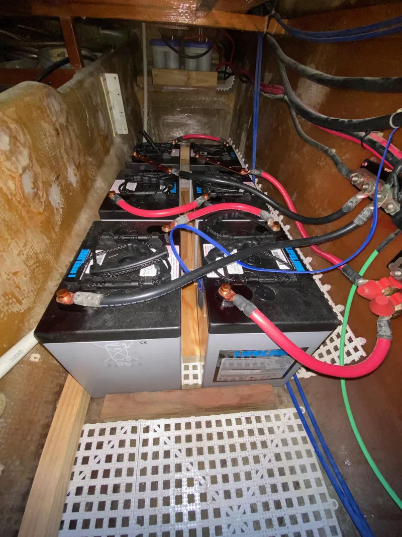 Slide: The Image of Battery Bank Forward Cabin - 96