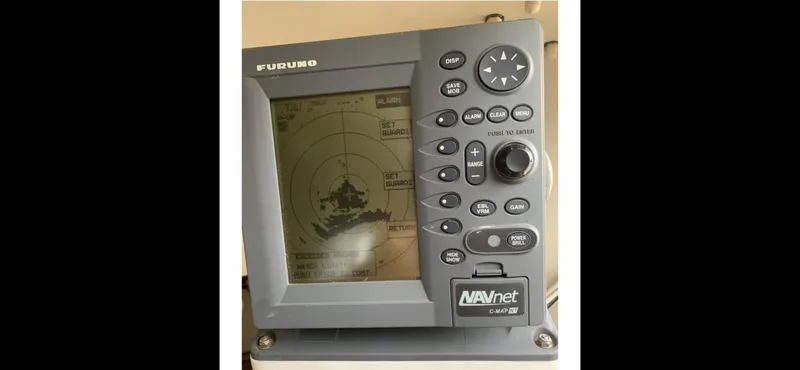 Slide: The Image of Furuno NAVnet marine radar display on 1985 O'Day 35 sailboat. - 21