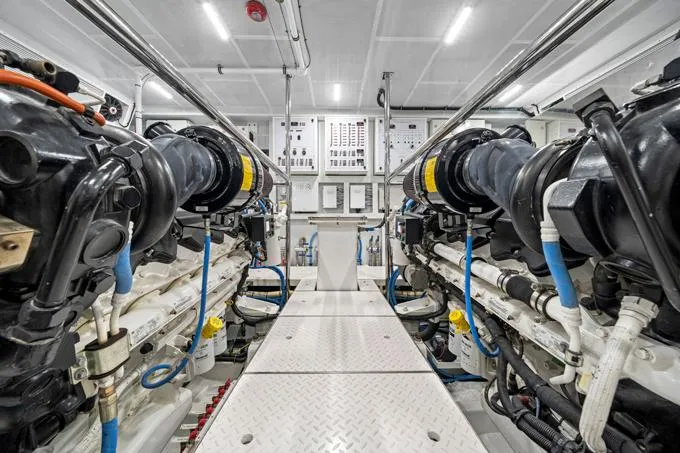 Slide: The Image of Engine Room Looking Forward - 92
