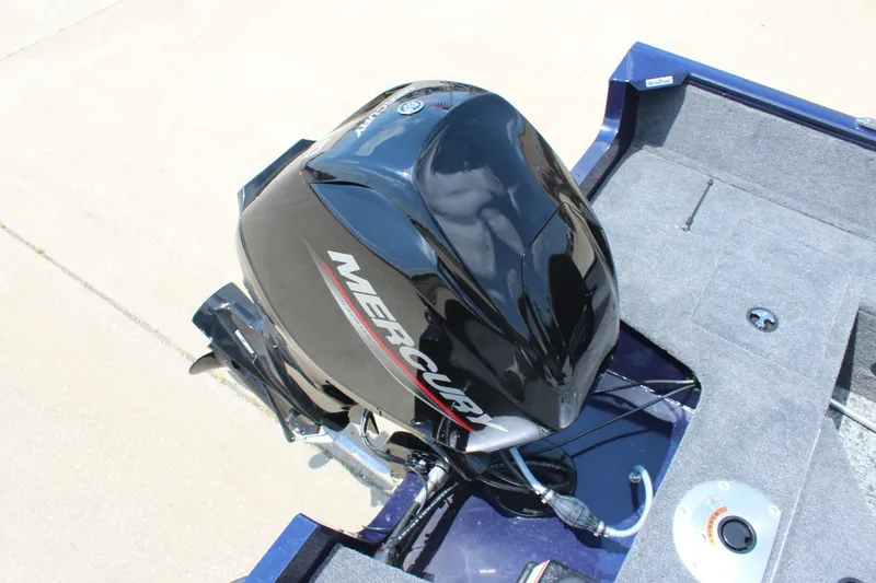Slide: The Image of 2026 Tracker Pro Guide V-16 WT with Mercury outboard motor, top view. - 20