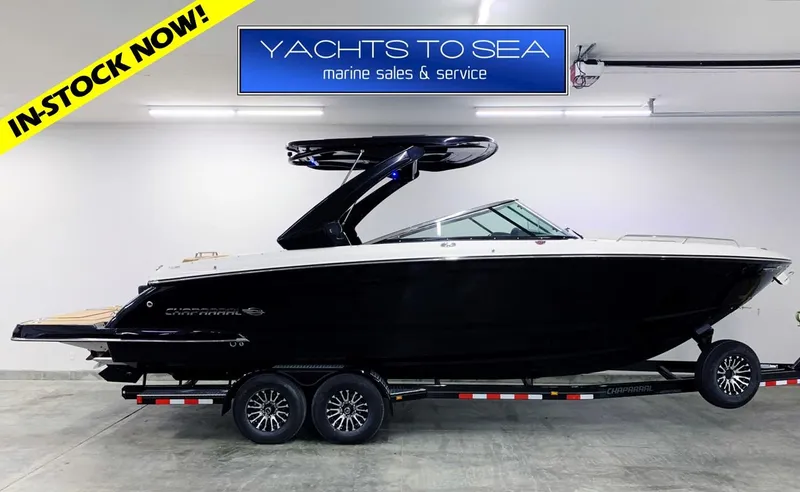 The Image of 2022 Chaparral 307 SSX boat in showroom, available at Yachts to Sea. - 0