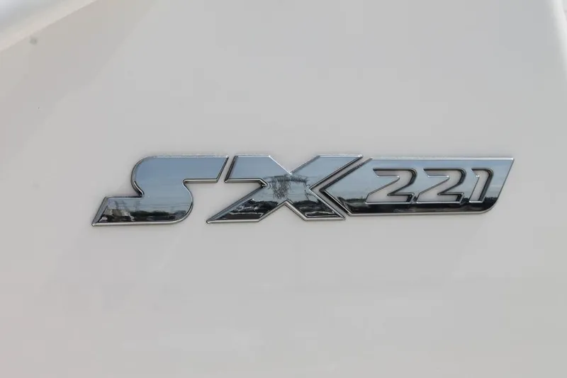 Slide: The Image of 2026 Skeeter SX221 logo on a white surface. - 6