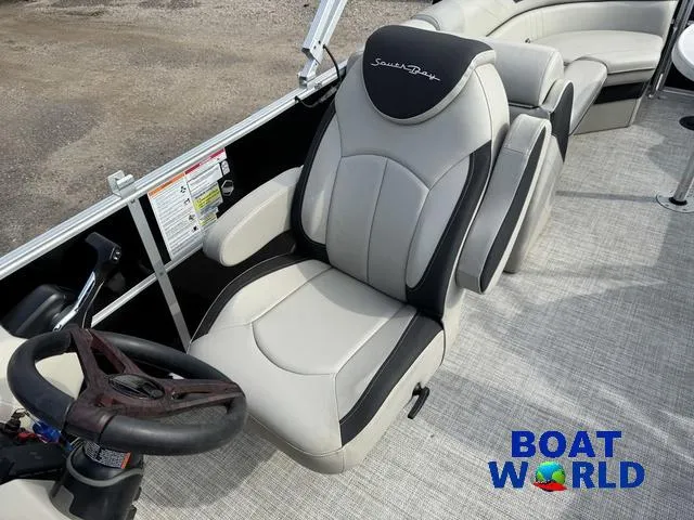Slide: The Image of South Bay 224RS LE Pontoon & 140HP Suzuki 4-Stroke EFI 2023 - 18