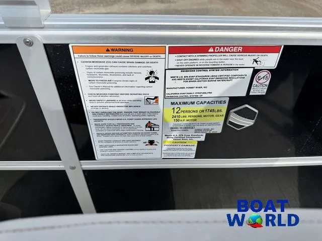 Slide: The Image of South Bay 224RS LE Pontoon & 140HP Suzuki 4-Stroke EFI 2023 - 51