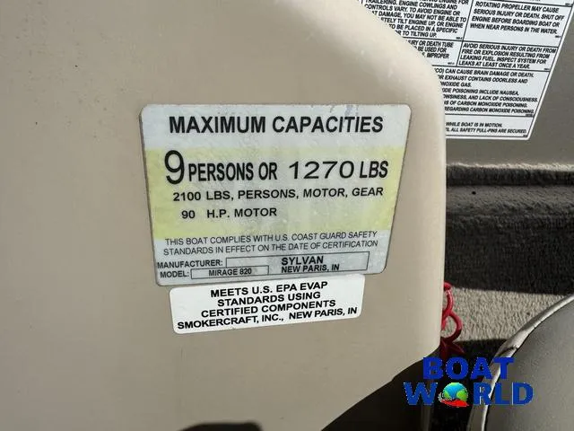 Slide: The Image of Sylvan 820 4-PT Pontoon 2016 - 65