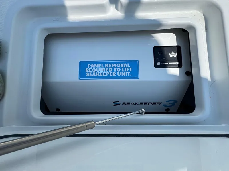 Slide: The Image of Seakeeper 3 unit on 2026 Invincible 43 Open Fisherman boat, panel removal required. - 37