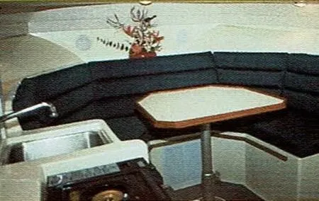 Slide: The Image of Factory view of dinette/owners berth - 8