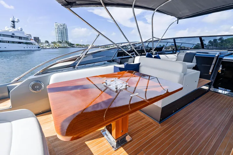 Slide: The Image of Luxurious interior of the 2019 Riva 56' Rivale yacht. - 28