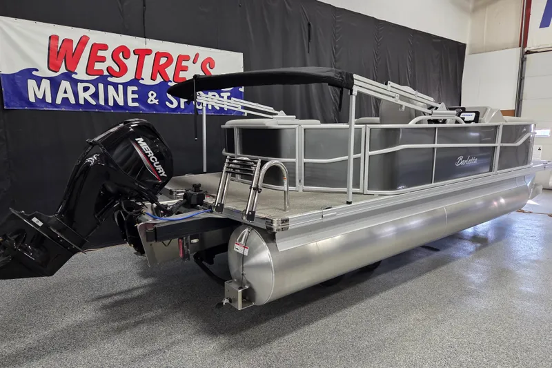 The Image of 2026 Barletta Aria A20L pontoon boat displayed indoors. - 0