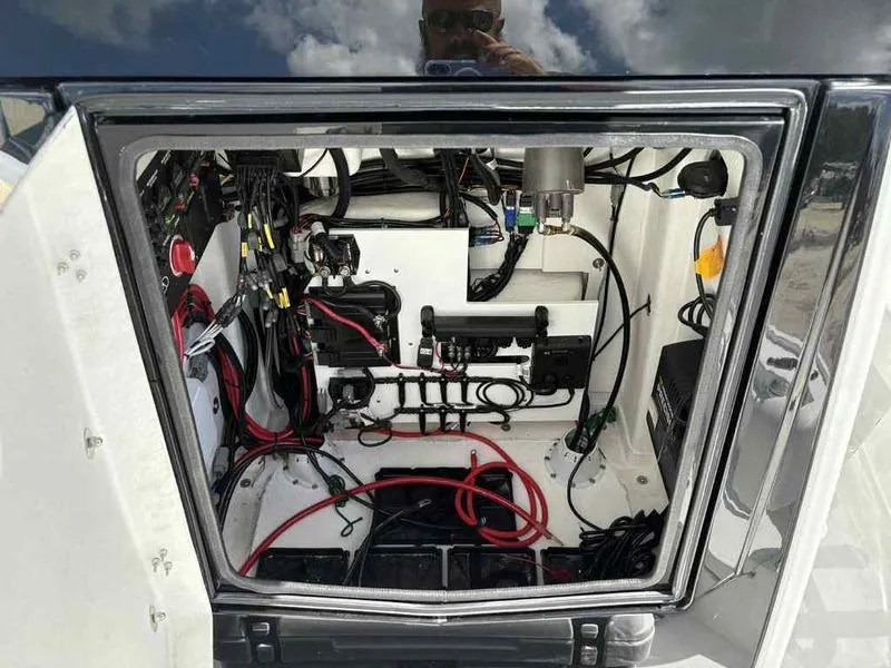 Slide: The Image of Electrical compartment of a 2026 Blazer 2440, showcasing wiring and components. - 7