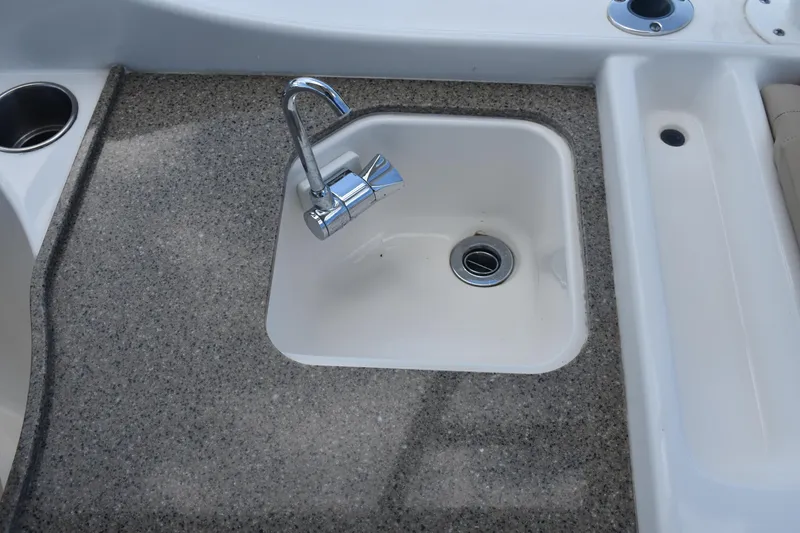 Slide: The Image of 2019 Key West 239 DFS boat sink with chrome faucet - 11