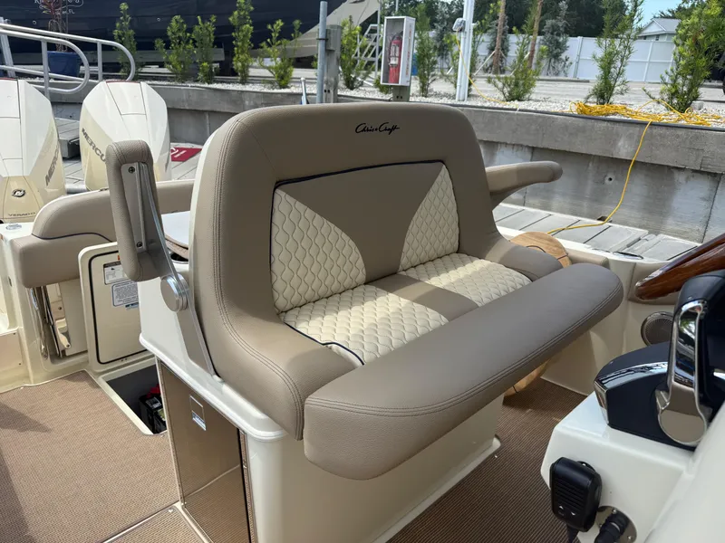 Slide: The Image of 2025 Chris-Craft Catalina 28 boat interior with luxurious seating and modern design. - 26