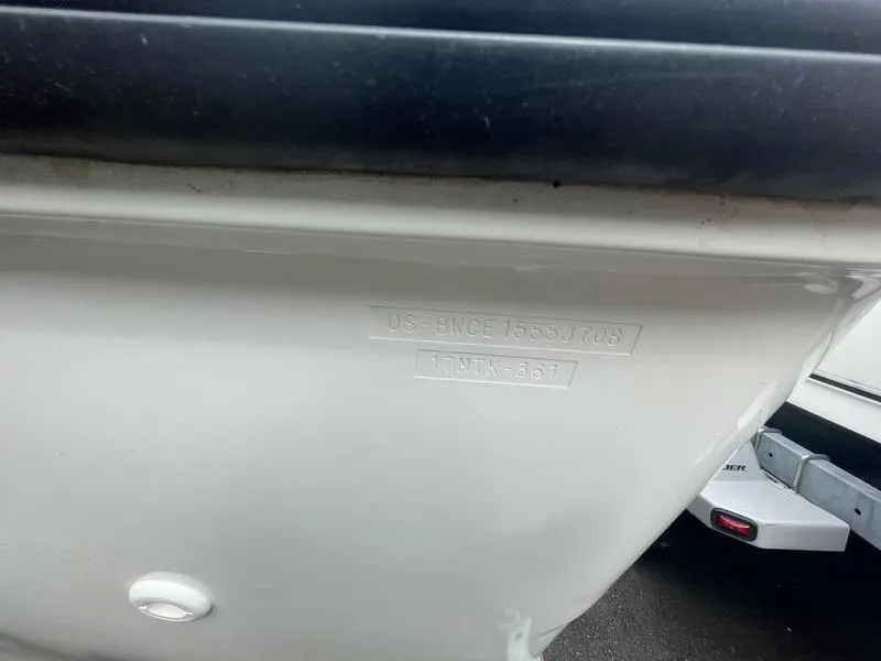 Slide: The Image of Hull identification number on a 2008 Boston Whaler 170 Montauk boat. - 9