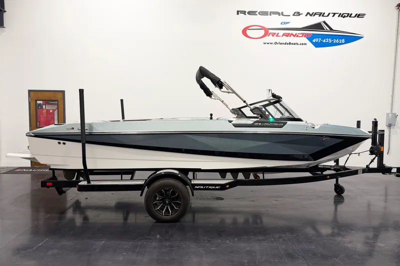 The Image of 2025 Nautique Ski Nautique boat on trailer at Regal & Nautique of Orlando showroom. - 0