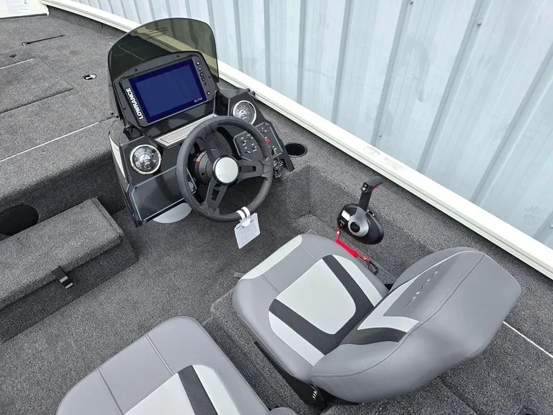 Slide: The Image of Lowrance Elite 9 GPS Chartplotter / Fishfinder in dash - 2