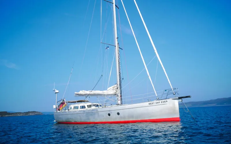 Slide: The Image of Sailing yacht Bestevaer 53 S/Y 2026 on calm blue waters. - 7