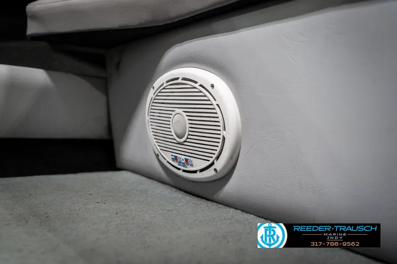 Slide: The Image of Speaker installed in a 1991 Caravelle I2300CC boat interior. - 35