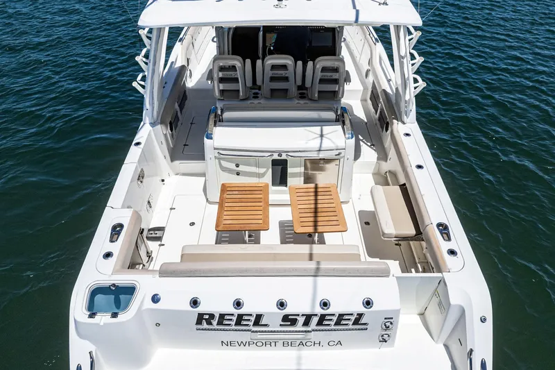 Slide: The Image of 2017 Boston Whaler 42 OUTRAGE boat, spacious deck, Newport Beach, CA. - 25