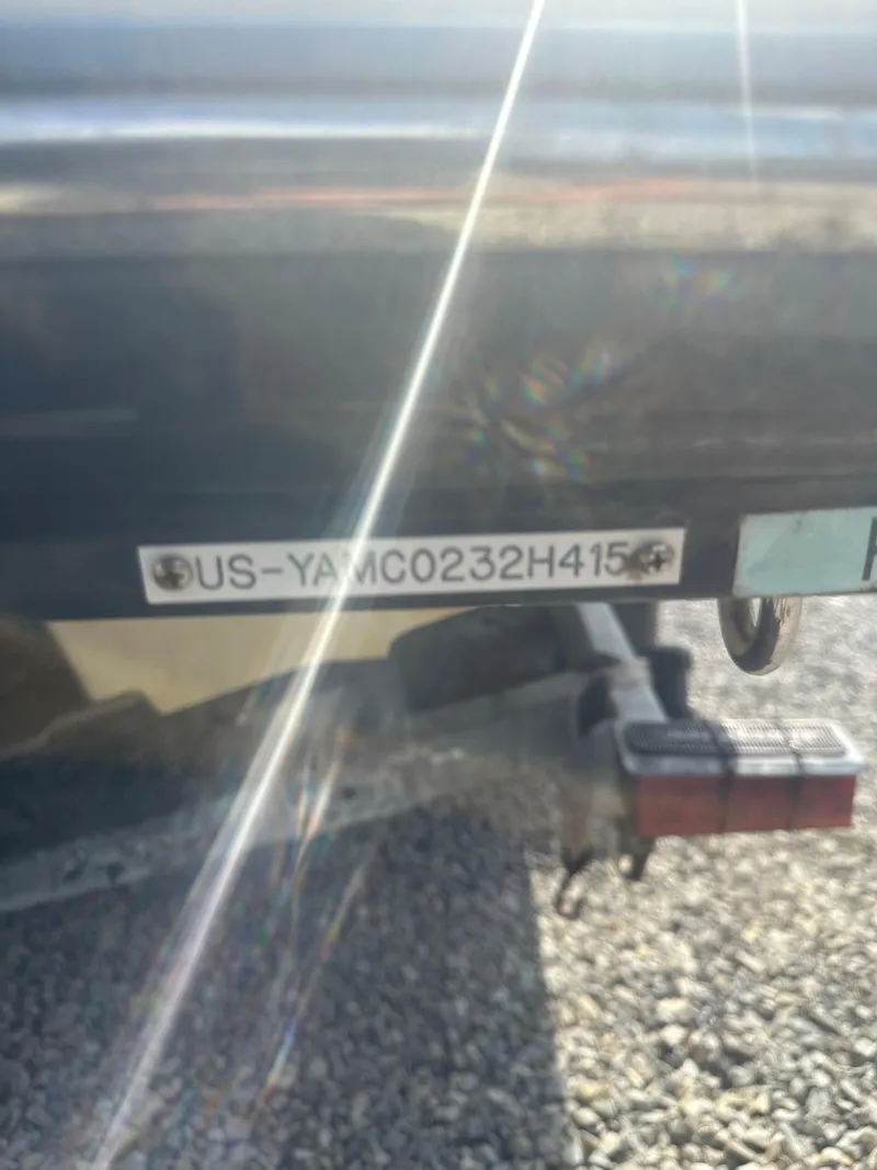 Slide: The Image of 2015 Yamaha Boats 242 Limited with visible hull identification number. - 15