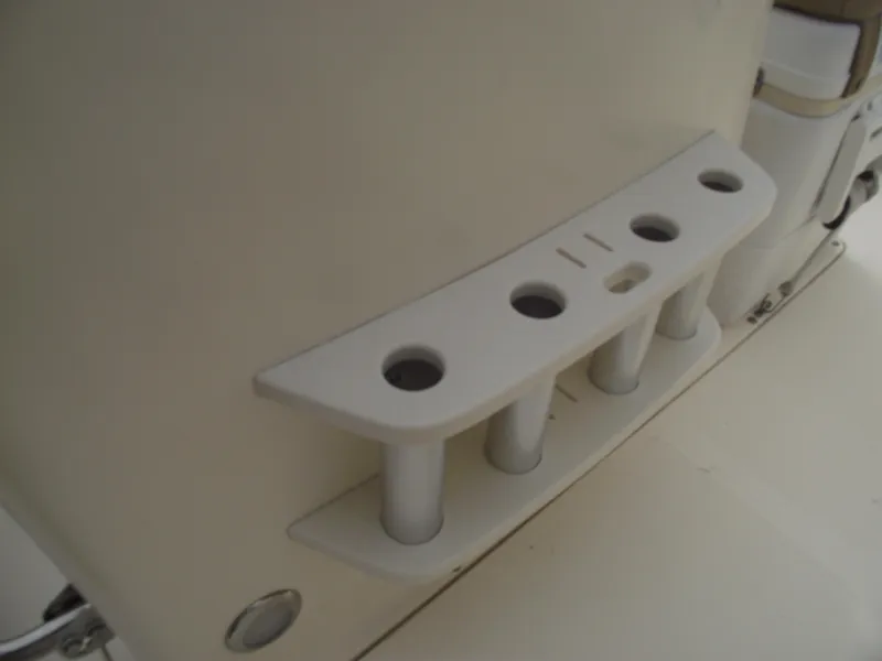 Slide: The Image of Rod holders on a 2018 Scout 175 Sportfish boat. - 15