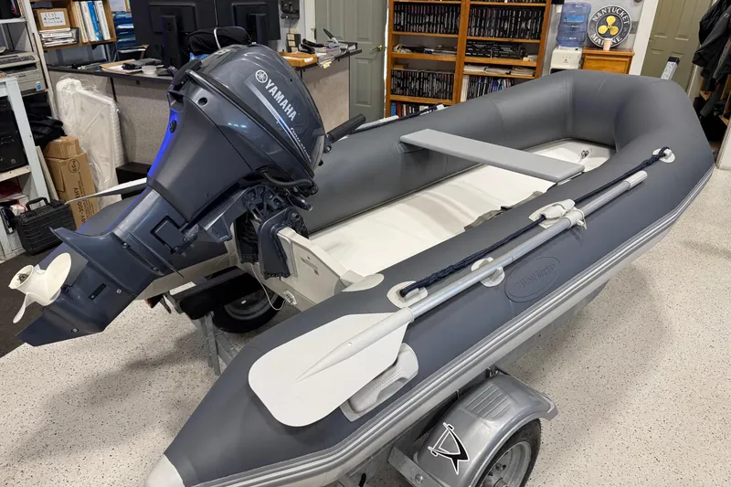 Slide: The Image of West Marine Compact Rib-310 inflatable boat with Yamaha motor, 2022 model. - 10