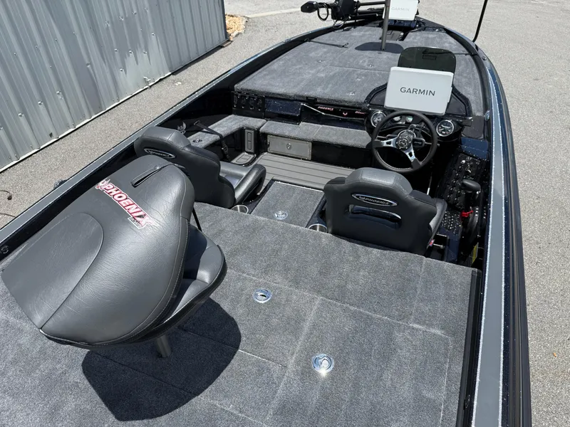 Slide: The Image of Interior of 2026 Phoenix 920 ELITE X II fishing boat with Garmin electronics. - 13